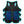 Alphacool black mesh cooling vest with two blue cooling inserts and side adjustment straps
