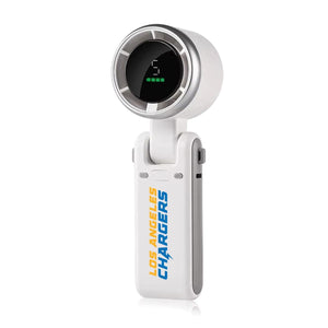 AlphaCool Los Angeles Chargers handheld fan with digital battery display
