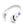 White wearable neck fan with blue logo and digital display