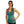 Woman wearing a grey AlphaCool cooling towel around her neck