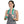Woman wearing a green cooling towel around her neck