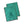 Two green Alphacool microfiber cleaning cloths
