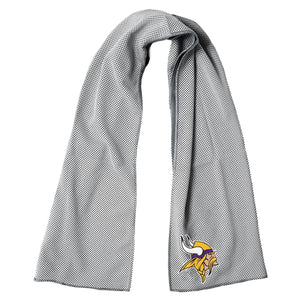 AlphaCool grey cooling towel with Minnesota Vikings logo
