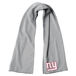 AlphaCool grey cooling towel with New York Giants logo