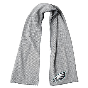 Grey Philadelphia Eagles cooling towel with team logo