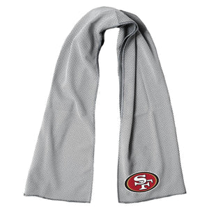 AlphaCool San Francisco 49ers grey cooling towel with team logo