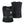 AlphaCool black cooling vest with front zipper and side elastic straps