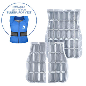 Alphacool Tundra PCM cooling vest inserts and compatible vest