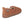 Cloud Nine Sheepskin brown suede slipper with shearling lining and heel pull tab