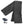 ActionHeat black fleece heated scarf with power bank and charging cable