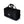 Black AO Coolers soft sided rectangular cooler bag with top handles and logo patch