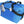Blue AO Coolers soft sided cooler bag with black straps and product tags