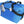 Blue AO Coolers soft-sided cooler bag with black handles and zipper