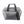 Grey AO Coolers soft sided cooler bag with black handles and shoulder strap
