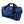 AO Coolers duffel bag with blue water pattern and black handles