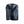 Blue and grey bark camouflage pattern soft cooler bag with black buckle strap