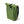 Olive green roll top backpack with AO brand logo and black zipper detail