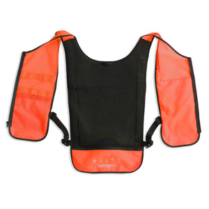 Venture Heat orange and black cooling vest with mesh back panel