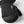 Black Hestra mitten with leather palm and gold logo