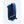 Side view of blue Nathan hydration backpack with mesh back panel and drinking tube