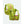 Nathan lime green hydration running vest with red straps and hydration tube