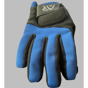 Arctic Reaction blue and black athletic glove with velcro wrist strap