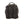 Back view of black Athalon backpack with padded shoulder straps and top handle