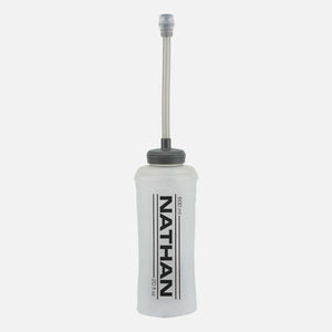 Nathan 600 ml soft flask water bottle with straw