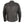 Back view of a black Milwaukee Leather motorcycle jacket with zippered vents and padded lower back