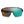 Smith Optics shield sunglasses with tortoise frame and dual tone brown and green reflective lens