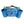 ExtremeMIST blue hydration waist pack with two side bottle holders and central zippered pocket