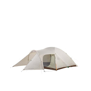 Snow Peak Amenity Dome M camping tent in beige and brown