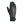 Seirus black glove with herringbone pattern and logo