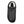 Black slip on slipper with white faux fur lining and adjustable toggle drawstring