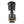 Back view of Baffin black winter boot with yellow accents and reflective strip