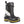 Baffin black lace up work boot with reflective side panel and yellow sole trim