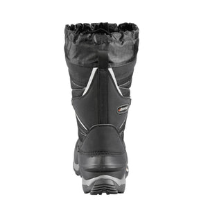 Back view of a black Baffin winter boot with a drawstring collar
