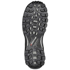 Black Baffin boot tread sole with textured grip pattern