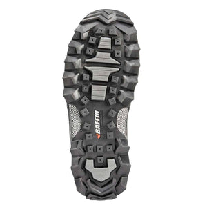 Baffin boot rubber outsole with deep tread pattern