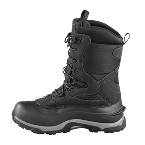 Baffin black lace up winter boot with rubber base and grey midsole