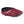 Baffin burgundy insulated slipper with black drawstring collar and branded trim