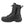 Black tactical boot with side zipper and lace up closure