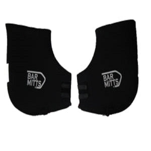 Pair of black Bar Mitts handlebar covers