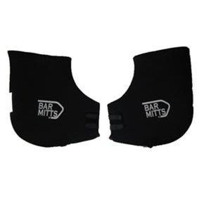 Pair of black Bar Mitts handlebar covers