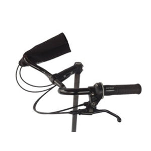 Bar Mitts handlebar cover installed on a bicycle handlebar