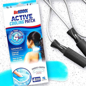 BeKOOOL active cooling patch box with jump rope and cooling gel patch