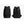 Front and back view of a black Bellroy backpack with adjustable shoulder straps