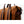 Close up of brown Bellroy bag showing shoulder straps and zipper detail