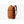 Bellroy copper colored backpack with black zippers and shoulder straps