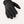 SealSkinz black leather and fabric glove